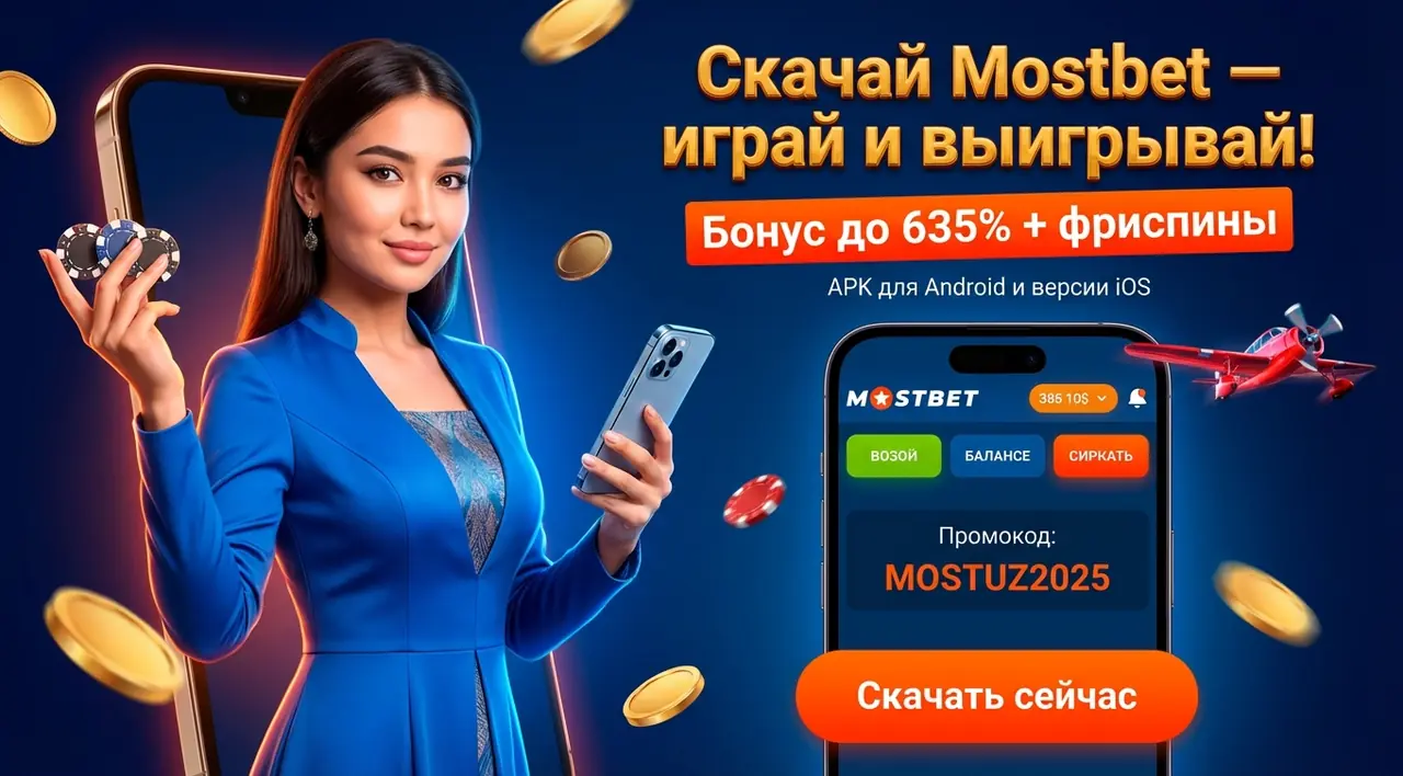 Mostbet приложение — скачать APK на Android и iOS