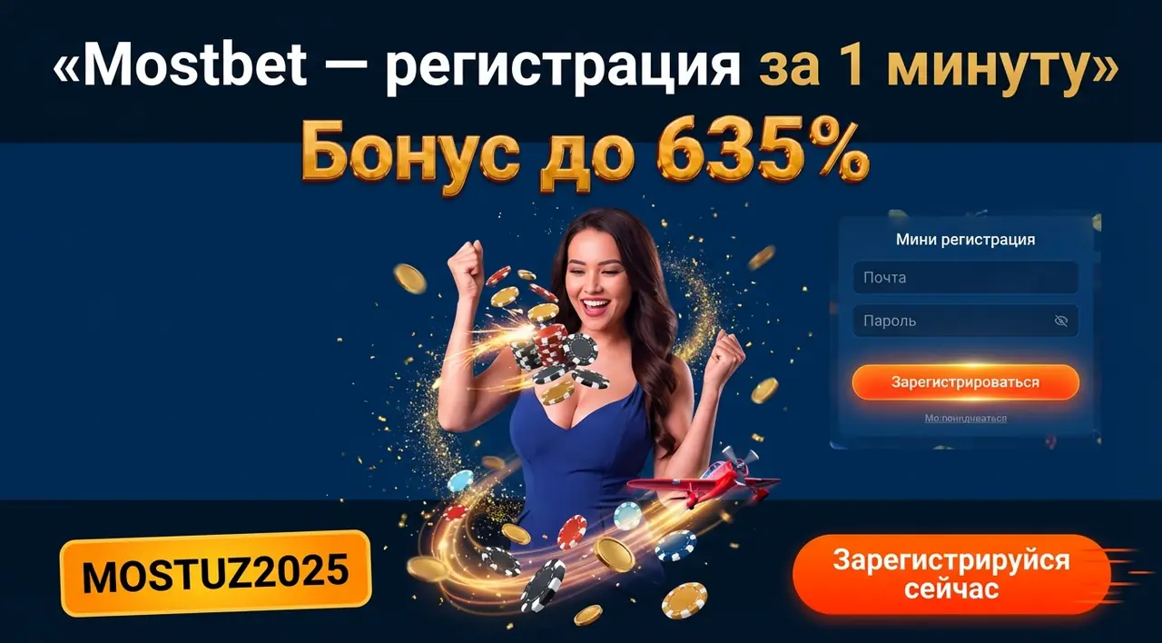 Mostbet регистрация