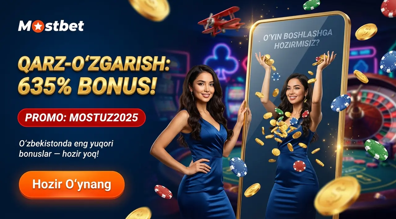 Mostbet Qazino — O'zbekistonda Yuqori Bonuslar Platformasi