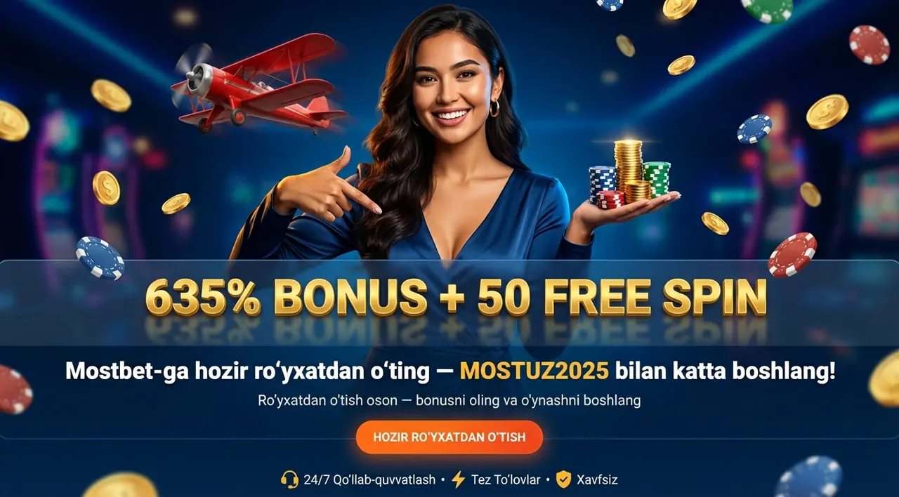 Mostbet tirkew — Ro'yxatdan o'tish va bonuslar olish