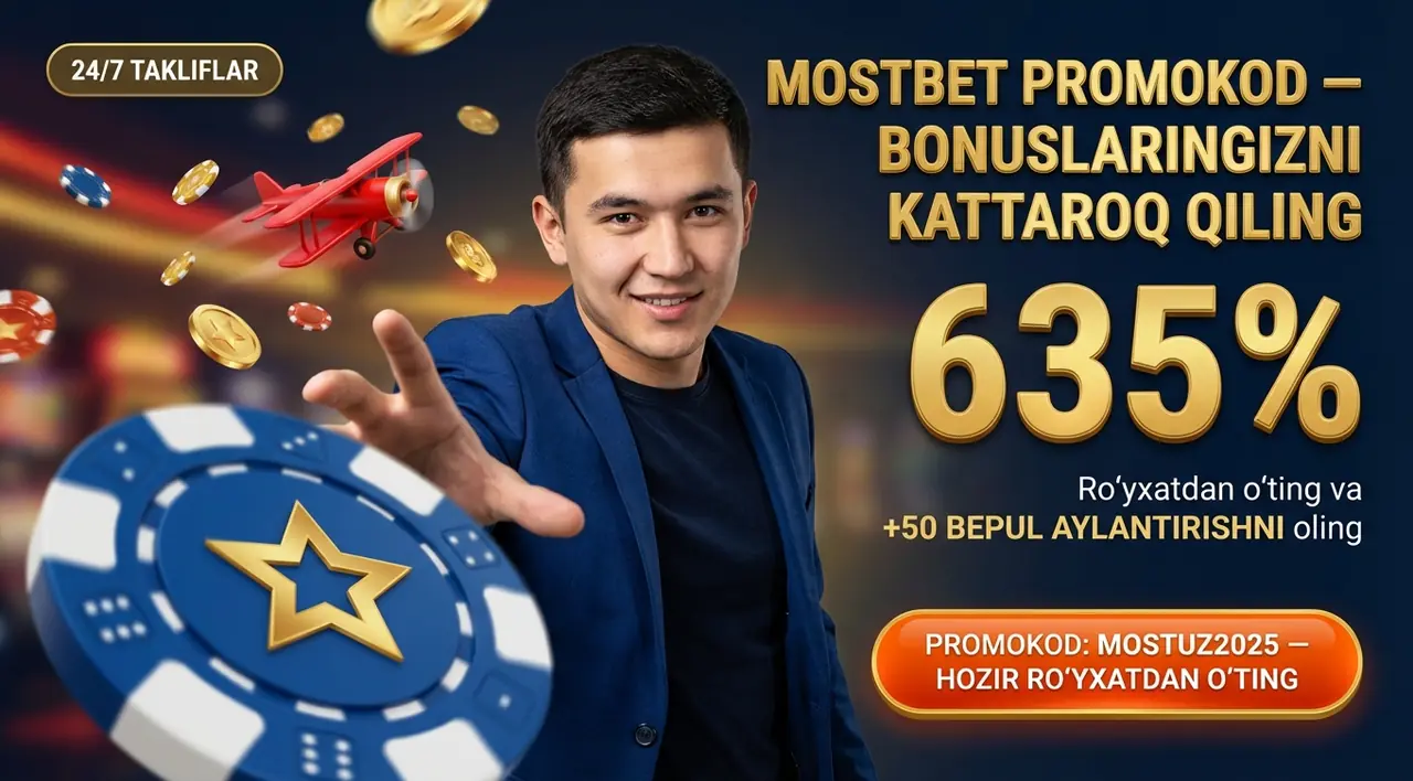 Mostbet promokod: qo'shimcha bonuslar va aksiyalar